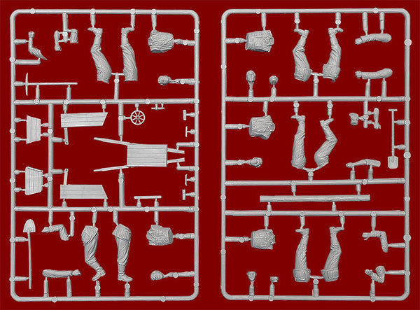 1/35 scale model Miniart German Soldiers at Work