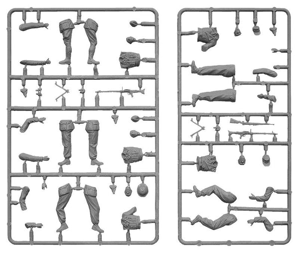 1/35 scale model Miniart German Armoured Car Crew WWII Plastic figures 35072