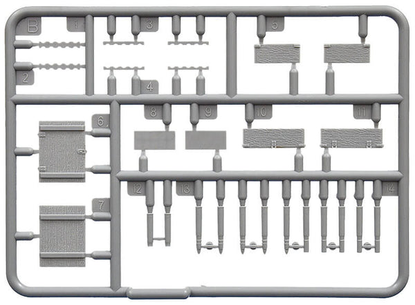1/35 scale model Miniart Soviet 45mm Shells w/Ammo Boxes Kit 35073