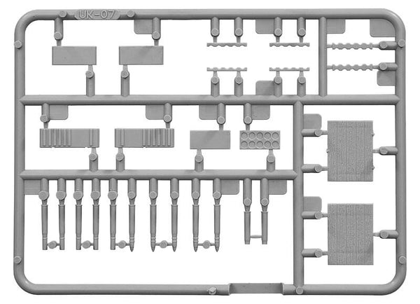 1/35 scale model Miniart Soviet 45mm Shells w/Ammo Boxes Kit 35073