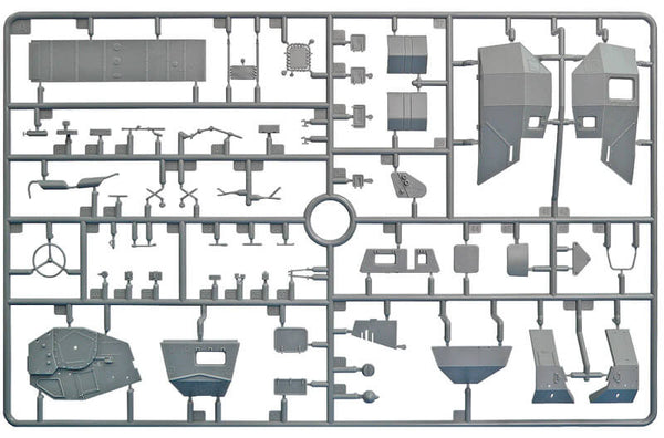 1/35 scale model Miniart Leichter Pz.Kpfw. 202(e) with Crew Dingo Mk.I Afrika Korps