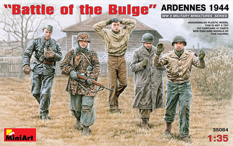 1/35 scale model Miniart Battle of the Bulge Ardennes 1944 Plastic Figure 35084