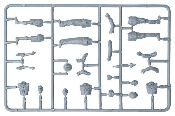 1/35 scale model Miniart German Civilians