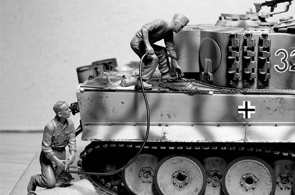 1/35 scale Master Box German Tankmen WWII era