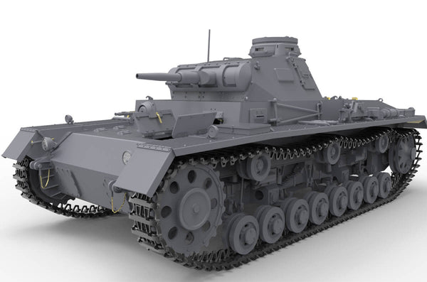 1/35 scale model Miniart Pz.Kpfw. III Ausf. C