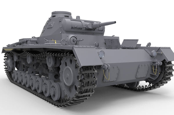 1/35 scale model Miniart Pz.Kpfw. III Ausf. C