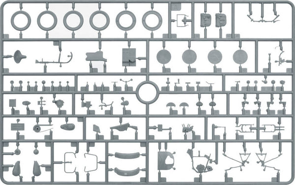 1/35 scale model Miniart U.S. Soldier Pushing Motorcycle Plastic Figure Kit 35182