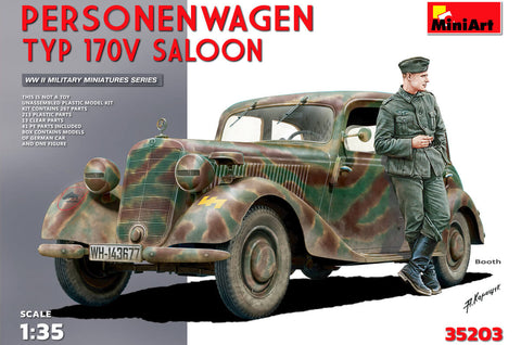 1/35 scale model Miniart Personenwagen Typ 170V Saloon Special Edition