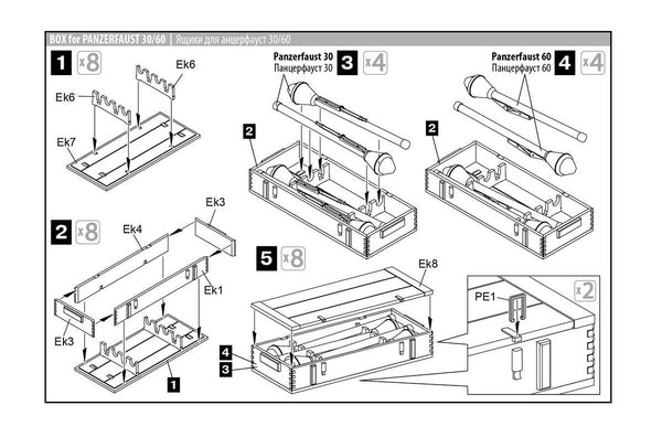 Miniart 1:35 Panzerfaust 30/60 Set