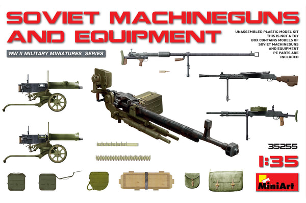 Miniart 1/35 Soviet Machine Guns and Equipment