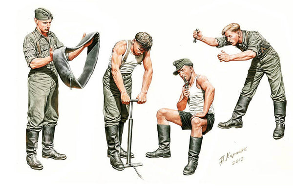 1/35 scale model MasterBox Auto Repair Crew