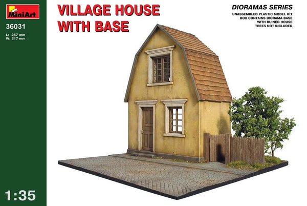 1/35 scale Miniart Village House with Base Plastic model kit 36031