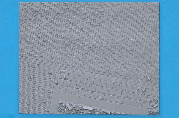 1/35 scale model Miniart Ruined Building with Base