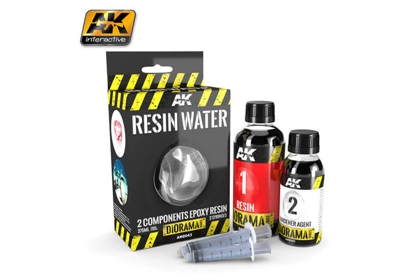 AK Interactive AK8043 Resin Water 2 Part Epoxy 375ml