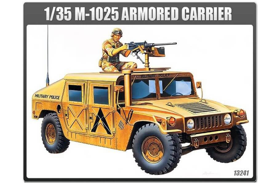 Maquette de Char en plastique M-996 Hummer + Tow 1/35 Maquette de Char en plastique M-996 Hummer + Tow 1/35