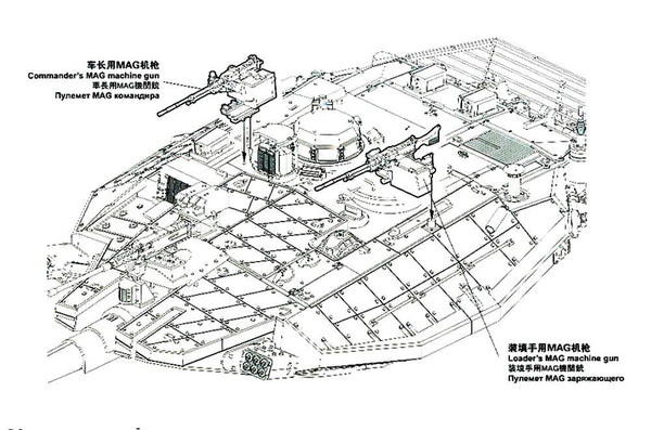  1/35 scale model Meng Merkava Mk.3D Late LIC