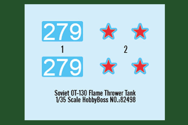 HobbyBoss Soviet OT-130 Flame Thrower Tank 