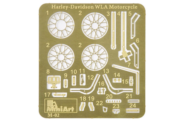 1/35 scale model Miniart Rest on Motorcycle
