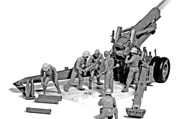 1/35 scale model MasterBox US Artillery Crew
