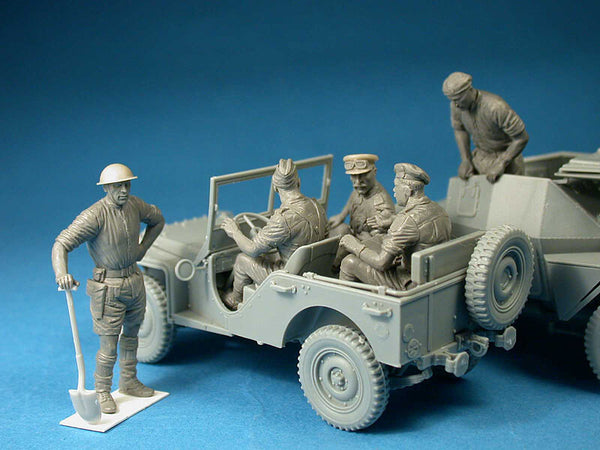 Miniart 1/35 - British Jeep Crew