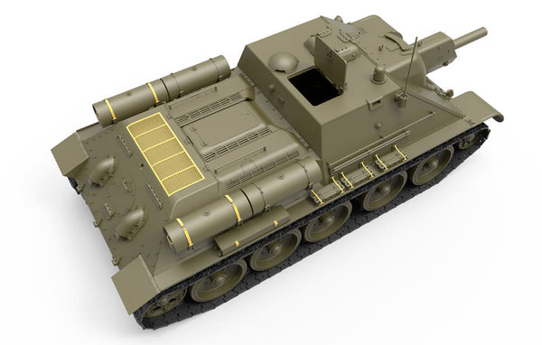 1/35 scale model Miniart SU-122 (Mid Production) Full Interior