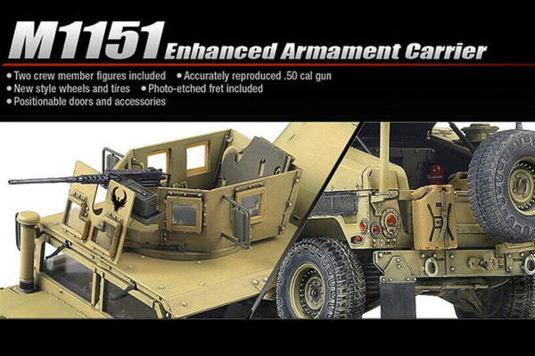 1/35 scale model Academy M1151 Enhanced Armament Carrier