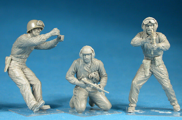 1/35 scale model Miniart Close Combat US Tank Crew