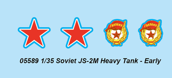 1/35 scale model Trumpeter Soviet JS-2M Heavy Tank Early