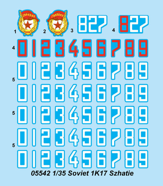 1/35 scale model Trumpeter Soviet 1K17 Szhatie