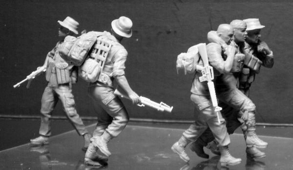 1/35 scale model MasterBox Head for the "Huey", Vietnam War series