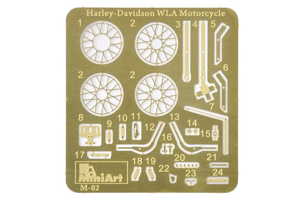 1/35 scale model Miniart US Military Police with Motorcycles