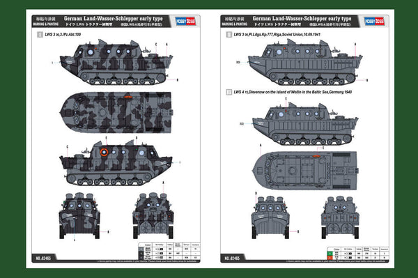 1/35 scale model HobbyBoss German Land-Wasser-Schlepper Early Type