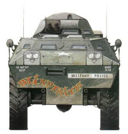 1/35 scale model HobbyBoss M706 Commando Armoured Car in Vietnam