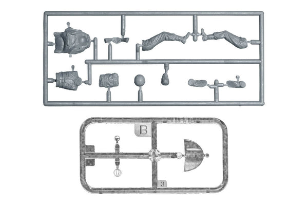 1/35 scale model Miniart Rest on Motorcycle