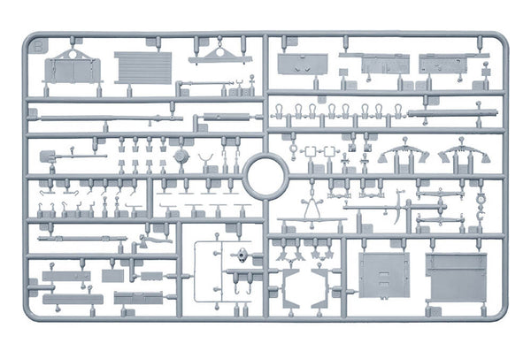 1/35 scale model Miniart USV-BR 76mm Gun Mod.1941 with Limber and Crew