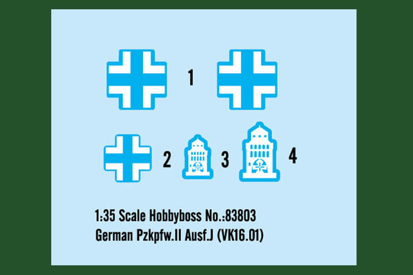 HobbyBoss 1/35 German Pz. Kpfw. II Ausf. J VK16.01 Early