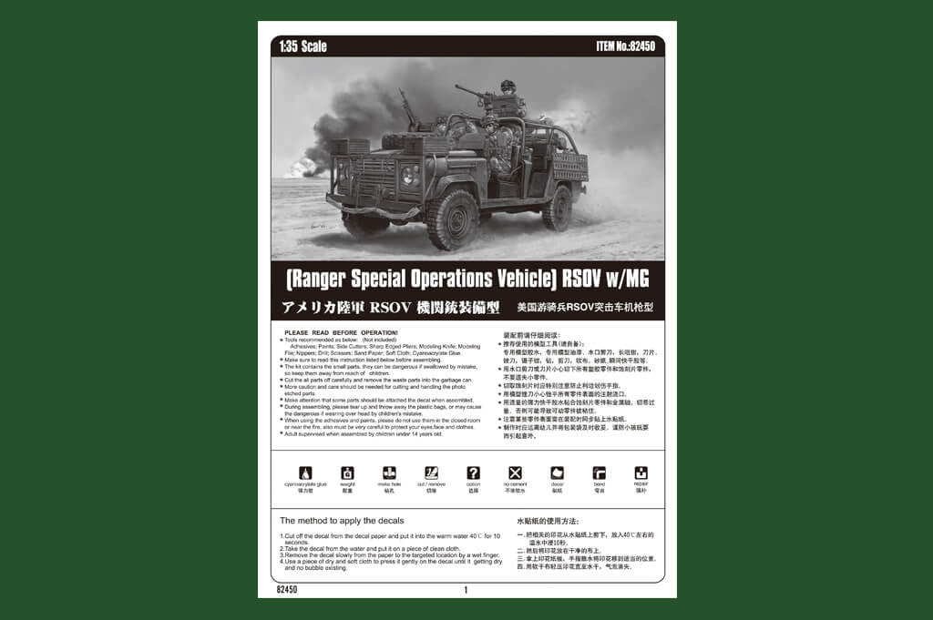 HobbyBoss 1:35 RSOV w/MG (Ranger Special Operations Vehicle) - Panzer ...