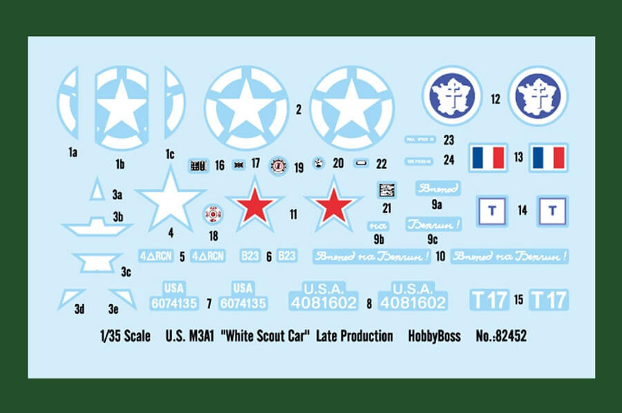 Hobby Boss: U.S. M3A1 White Scout Car in 1:35 [3482452 Hobby Boss: U.S. M3A1 White Scout Car in 1:35 [3482452