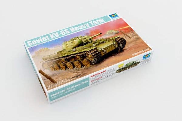 1/35 scale model Trumpeter Soviet KV-8S Heavy Tank Plastic kit 01572