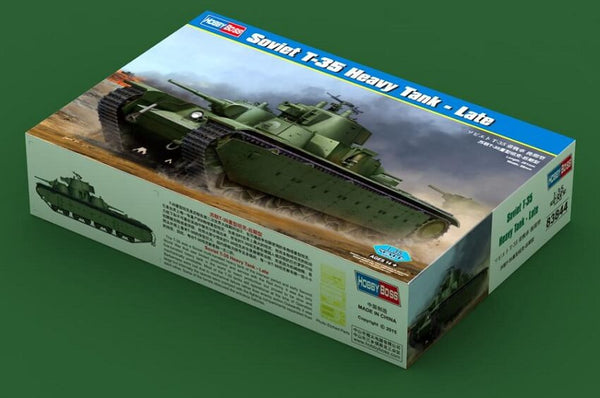 1/35 scale model HobbyBoss Soviet T-35 Heavy Tank Late