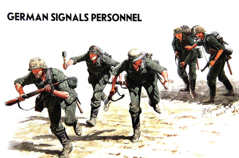 1/35 scale model MasterBox German Signals Personnel, Stalingrad, Summer 1942