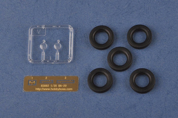 1/35 scale model HobbyBoss Soviet BA-20M Armoured Car