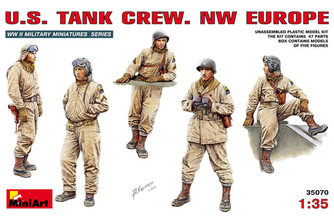 1/35 scale model Miniart US Tank Crew (NW Europe)
