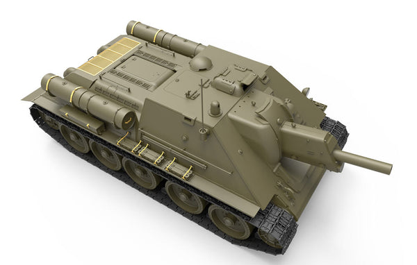 1/35 scale model Miniart SU-122 (Mid Production) Full Interior