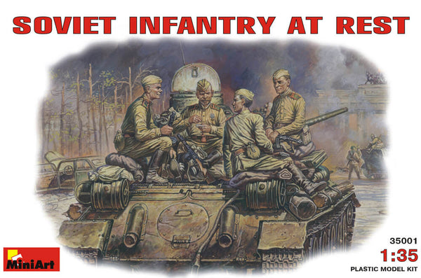 Miniart 1/35 Soviet infantry at rest
