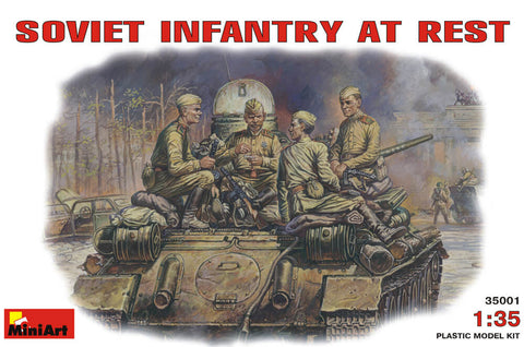 Miniart 1/35 Soviet infantry at rest