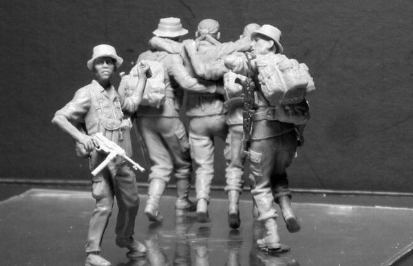 1/35 scale model MasterBox Head for the "Huey", Vietnam War series