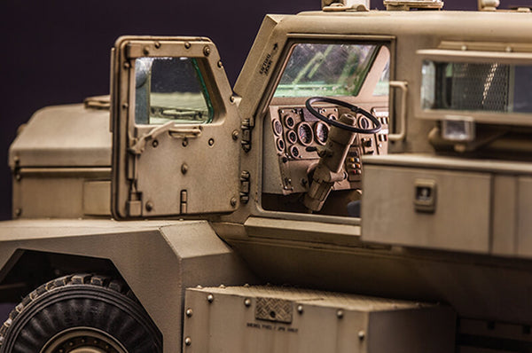 1/35 scale model Meng US Cougar 6 x 6 MRAP Vehicle