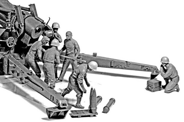 1/35 scale model MasterBox US Artillery Crew