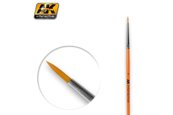 AK Interactive Synthetic Round modelling brush